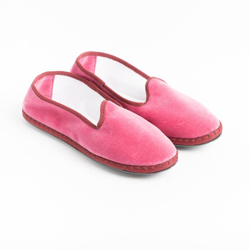 DROGHERIA CRIVELLINI - Furlana - Velluto Rosa Peonia Scarpe Donna DROGHERIA CRIVELLINI - Collezione Donna 