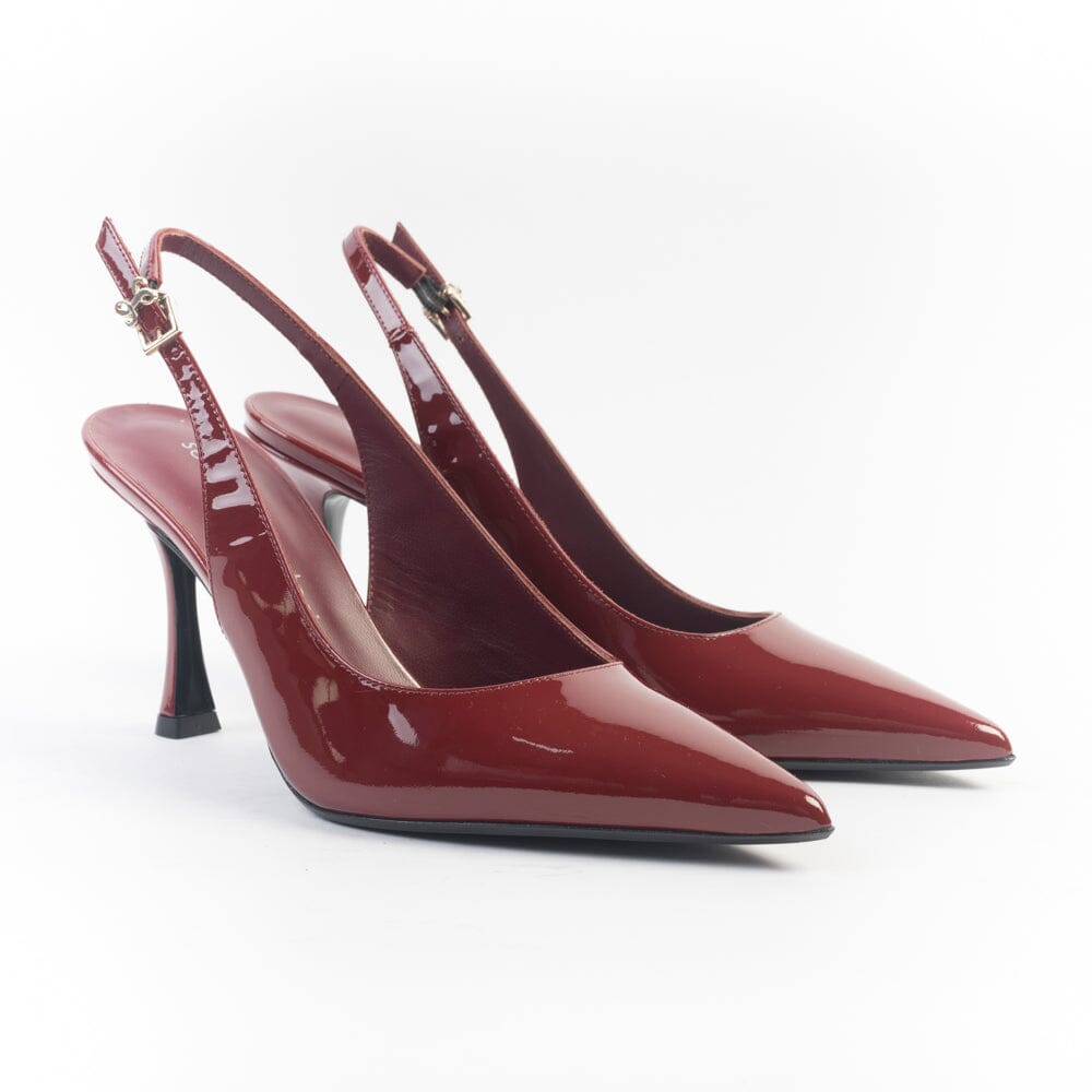 SERGIO LEVANTESI - Sling Back - DARIA - Vernice Chianti Scarpe Donna SERGIO LEVANTESI