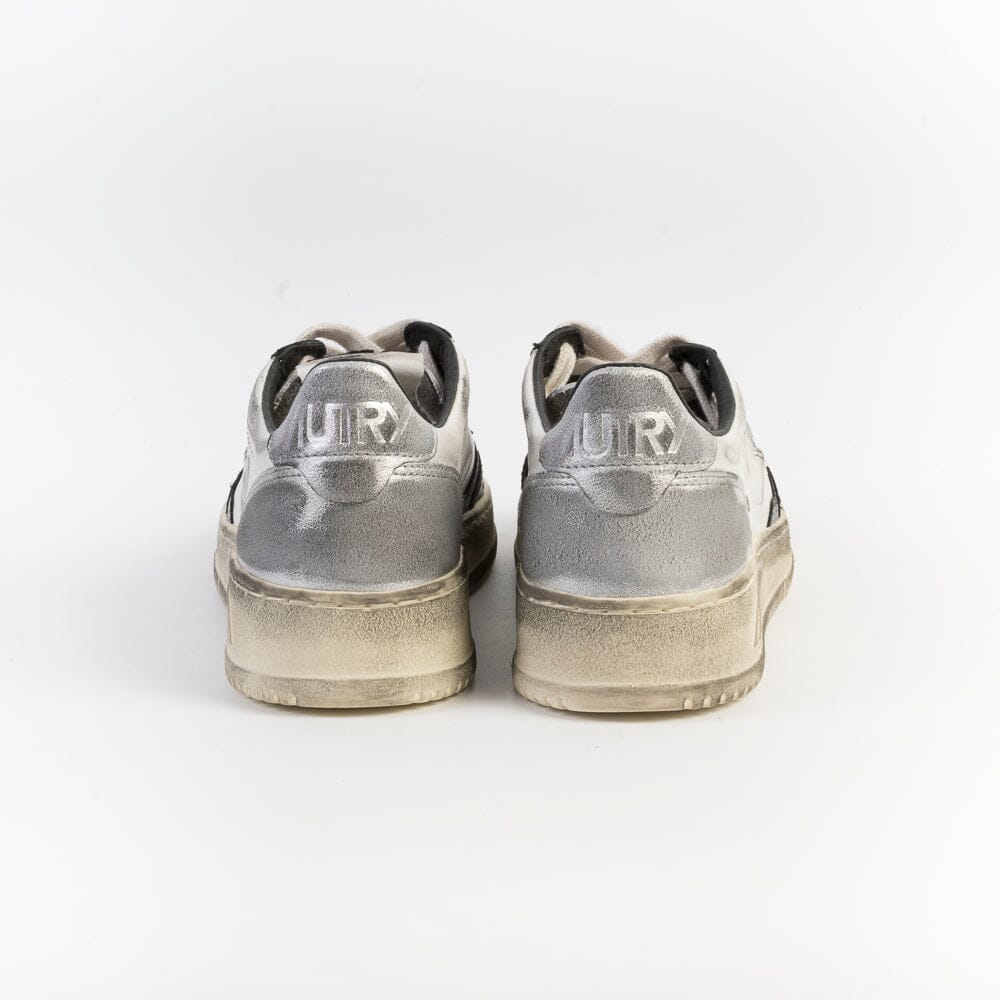AUTRY - AVLW SV11- Sneakers LOW WOM LEAT - Vintage Edition - Black Silver Scarpe Donna AUTRY - Collezione donna