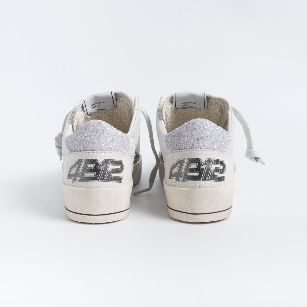 4B12 - Sneakers - Kyle D858 - Bianco Silver Donna Scarpe Donna 4B12 