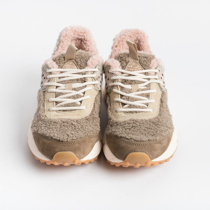 FLOWER MOUNTAIN - Sneakers Kotetsu 1E03 - Teddy Beige Pink Scarpe Donna FLOWER MOUNTAIN