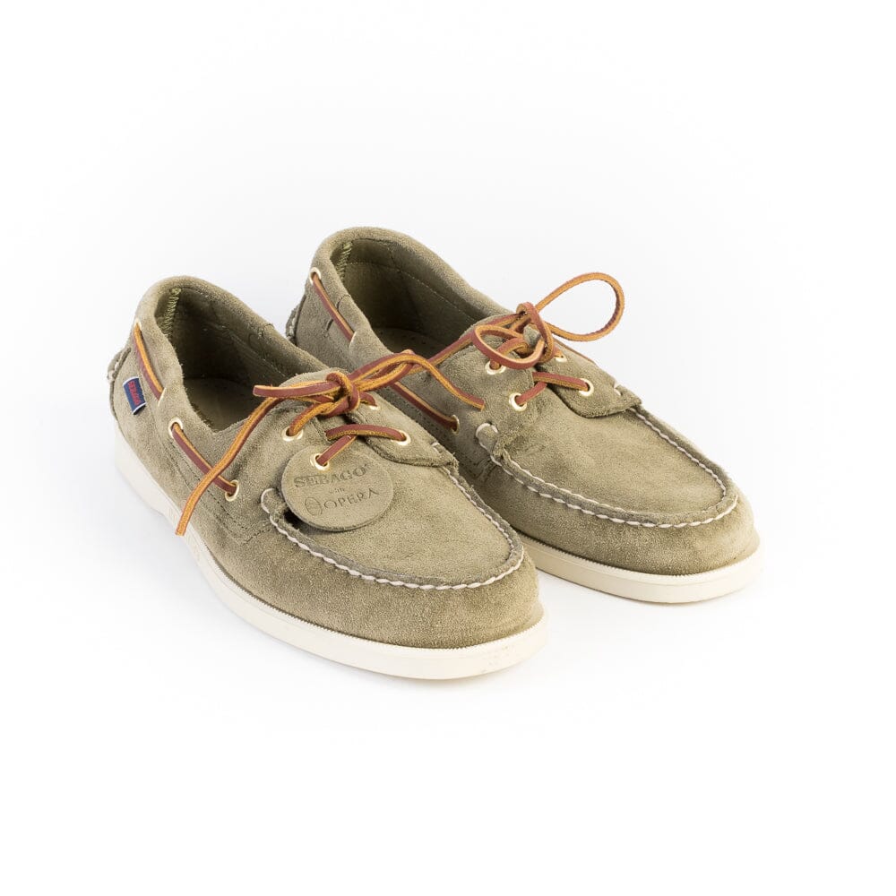 SEBAGO - Portland Artisan - Scarpa da Barca - Selezione OPERA - Verde Giungla Scarpe Uomo Sebago