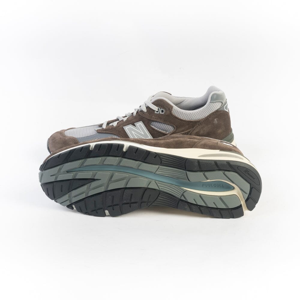 NEW BALANCE - Sneakers - U991BG2 - Marrone Grigio Scarpe Uomo NEW BALANCE - Collezione Uomo
