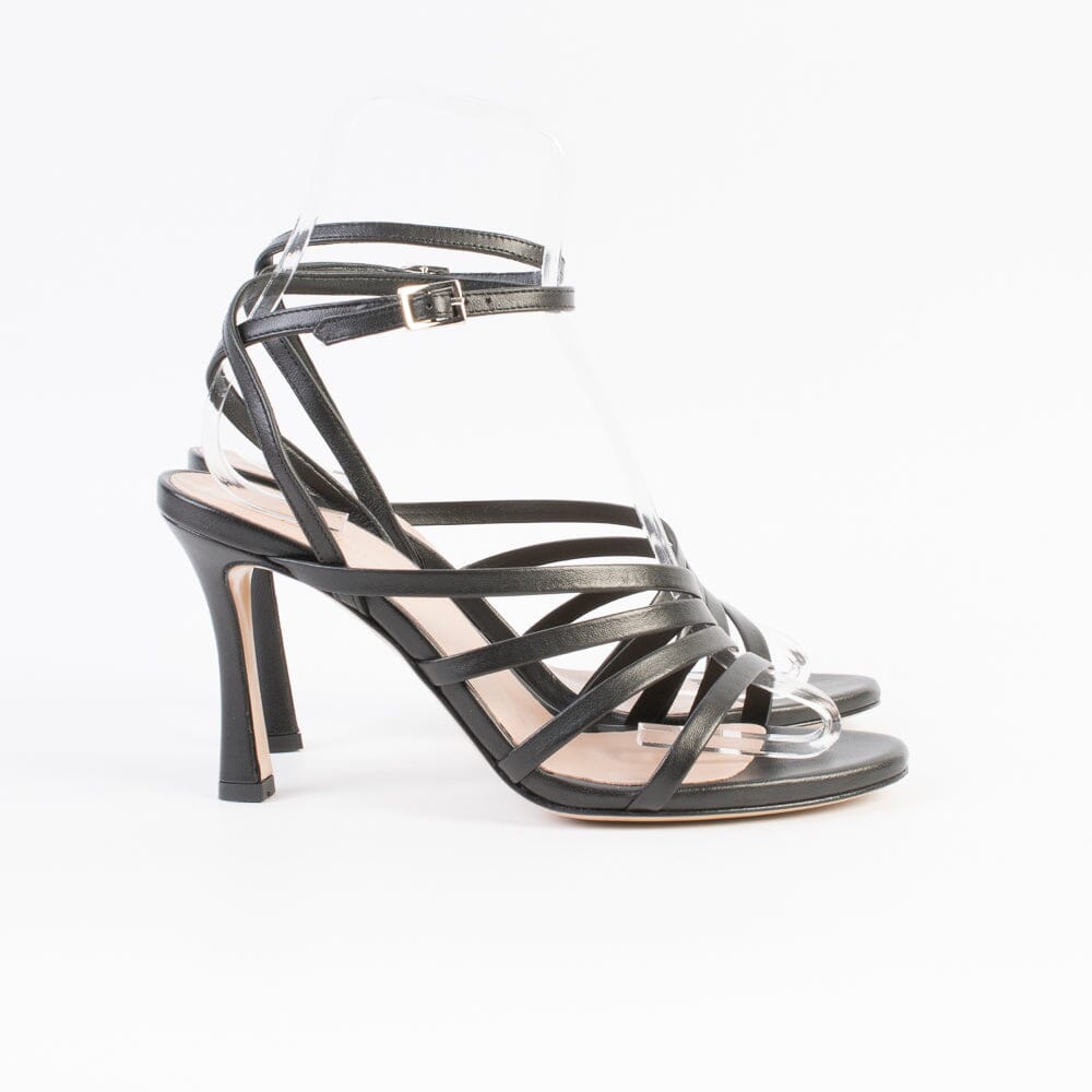 CappellettoShop - Sandali con Tacco - Serena2 - Nero Scarpe Donna CAPPELLETTO 1948