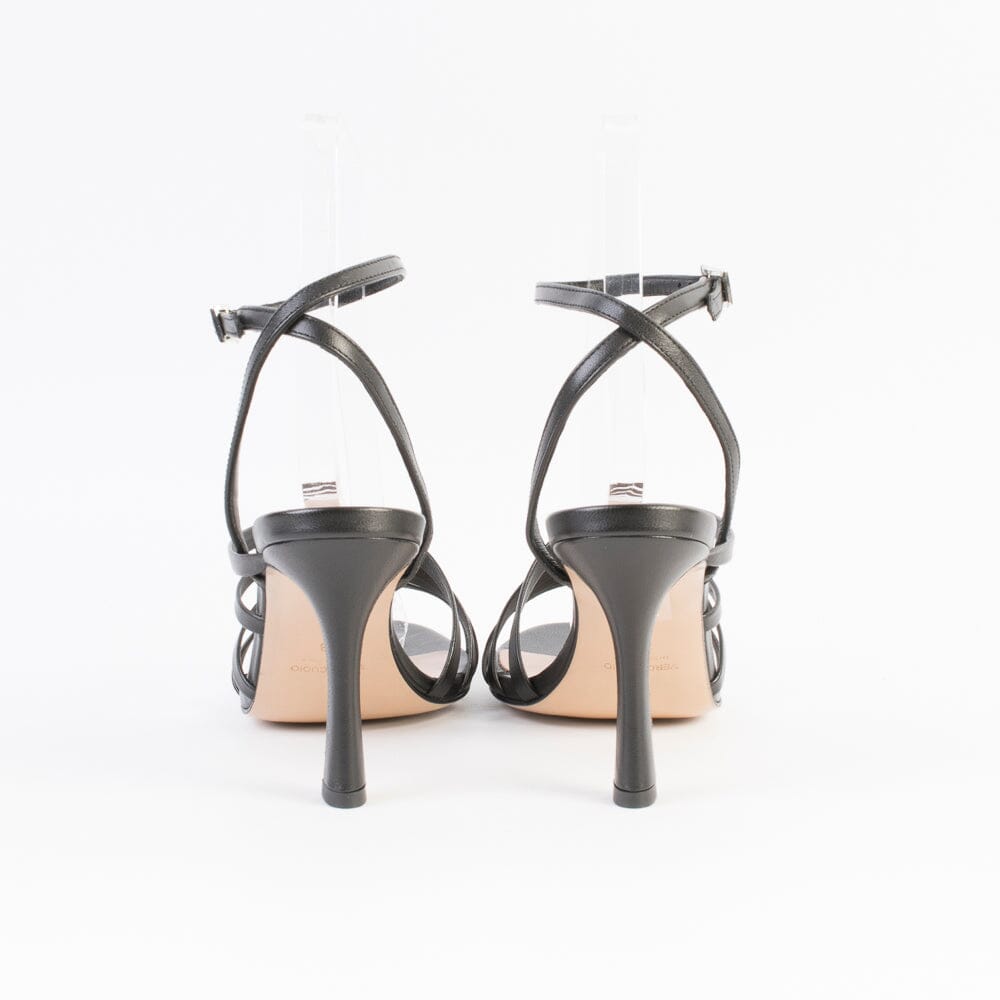 CappellettoShop - Sandali con Tacco - Serena2 - Nero Scarpe Donna CAPPELLETTO 1948