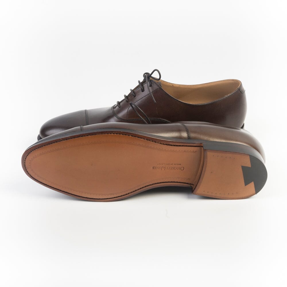 CROCKETT & JONES - Francesina - Connaught - 27742A - Pelle Testa di Moro Scarpe Uomo CROCKETT & JONES