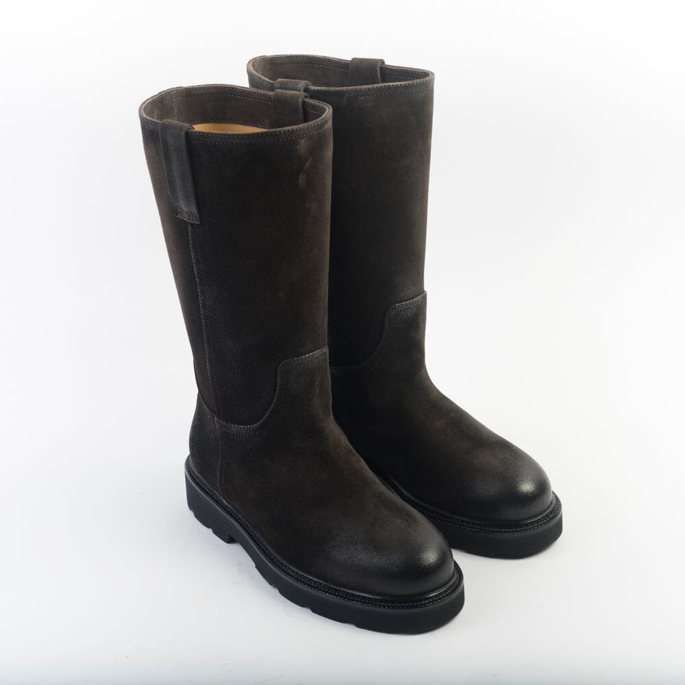 HENDERSON - Stivaletto - Kimi - Camoscio Testa di Moro Scarpe Donna HENDERSON - Collezione Donna