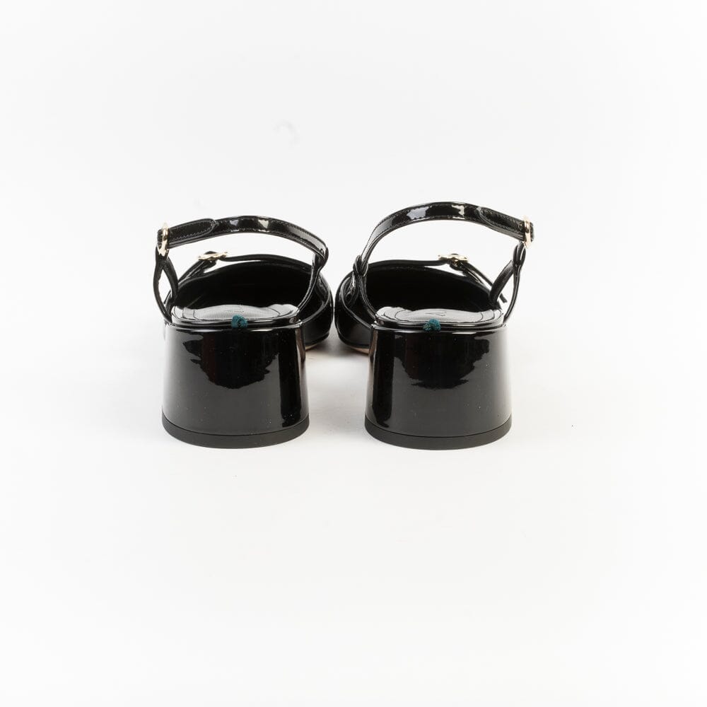 A.BOCCA - Sling Back - AB2712 - Vernice Nero Scarpe Donna A.BOCCA