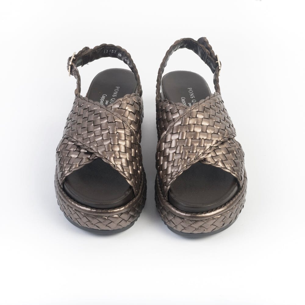 PONS QUINTANA - Sandali Zeppa - 11452 - Metal Scarpe Donna PONS QUINTANA