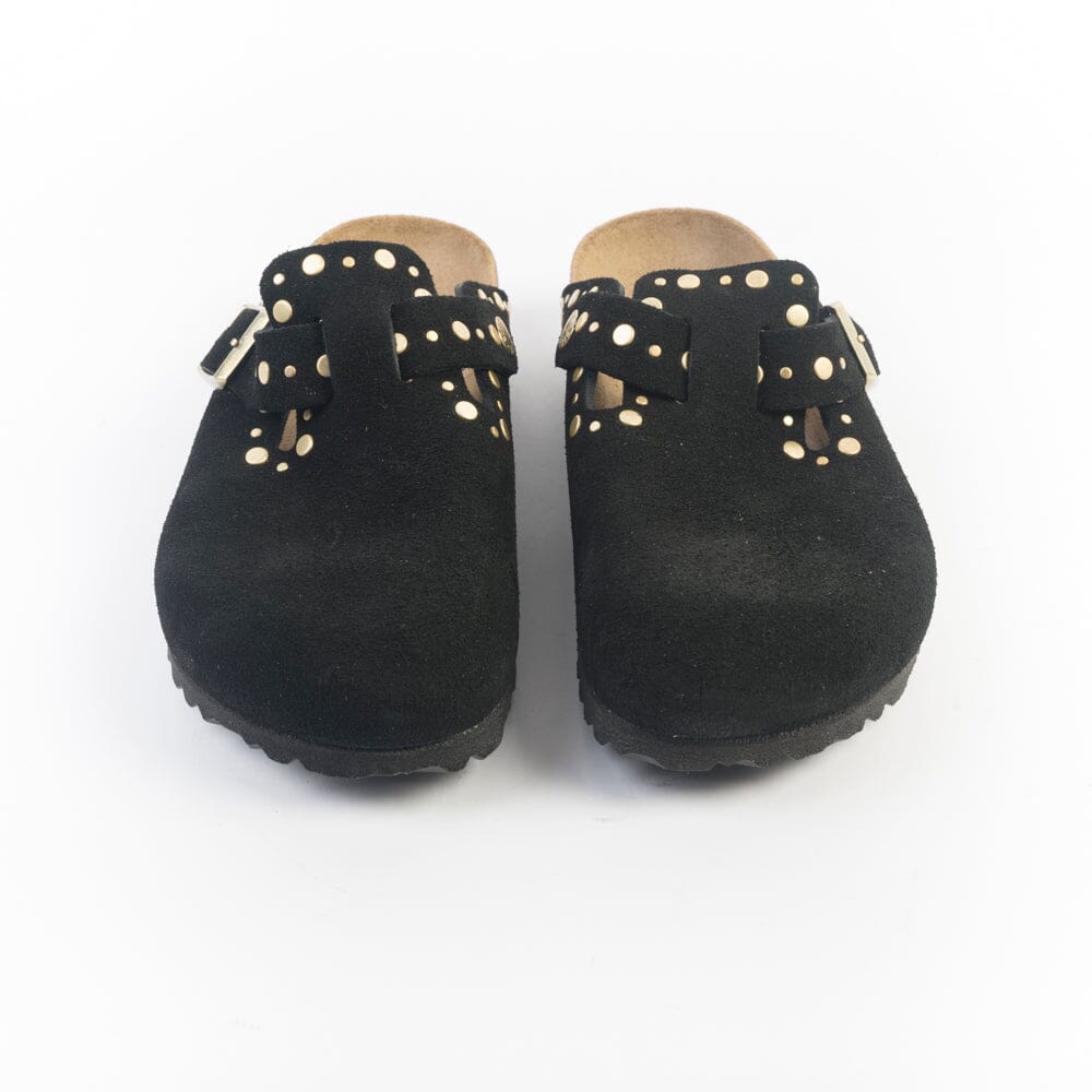 BIRKENSTOCK - Sleepers 1030491 - BOSTON - Rivetti Nero Scarpe Donna BIRKENSTOCK