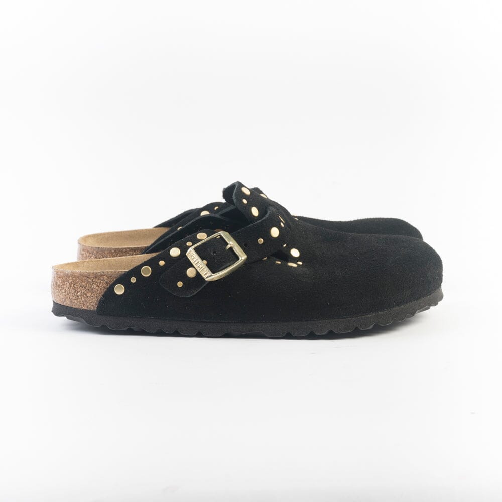 BIRKENSTOCK - Sleepers 1030491 - BOSTON - Rivetti Nero Scarpe Donna BIRKENSTOCK