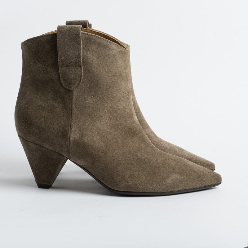 ANNA F - Stivaletto - 9883 - Velour Tortora Scarpe Donna Anna F.