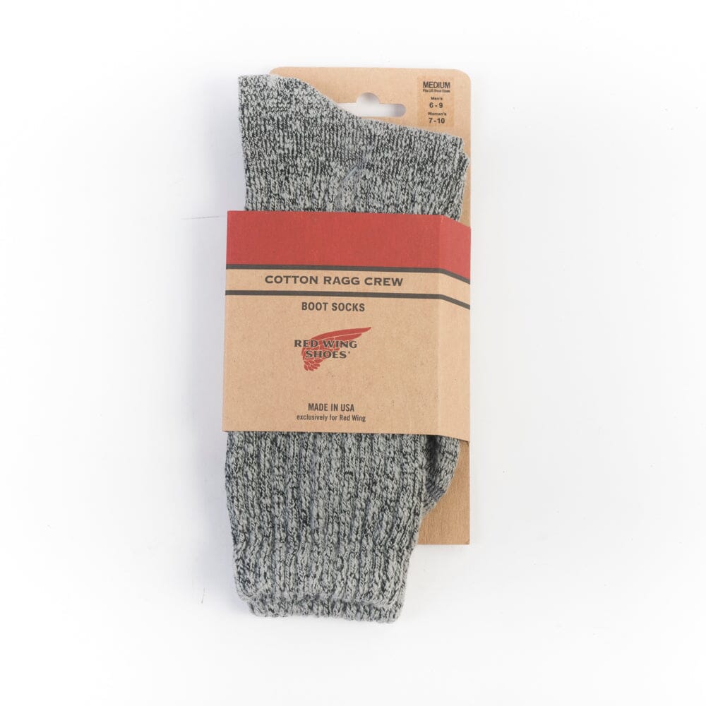 RED WING SHOES - Calzino 97373 - Nero Grigio Accessori Uomo Red Wing Shoes
