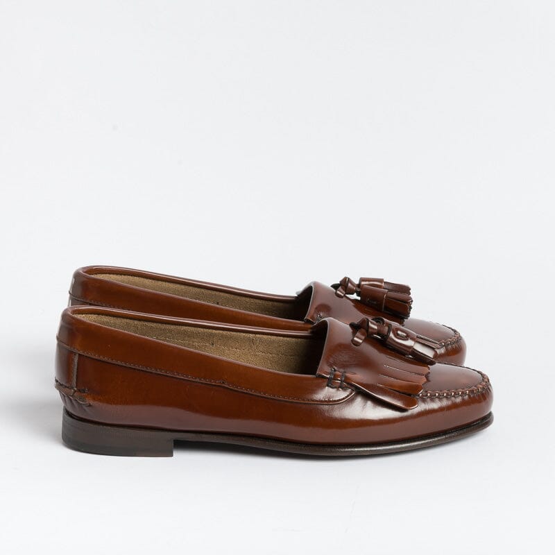 GIL'S - Mocassino con nappine - Pelle Cuoio Scarpe Donna GIL'S