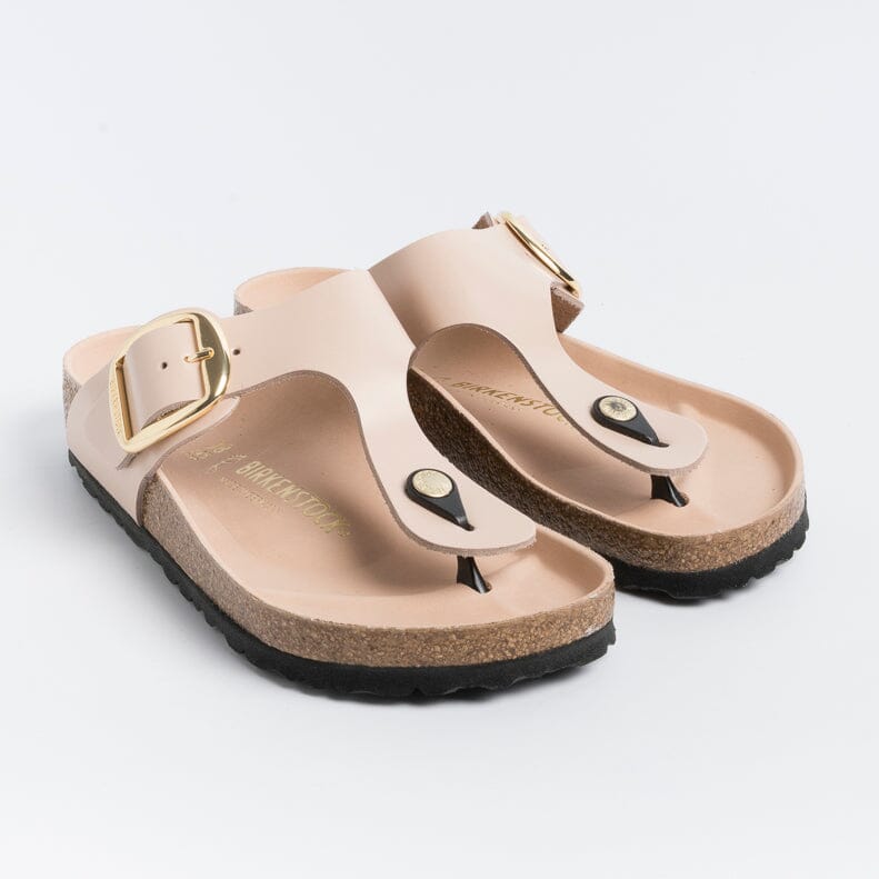 BIRKENSTOCK - Sandali bassi - 1026550 - Gizeh - Big Buckle New Beige Scarpe Donna BIRKENSTOCK