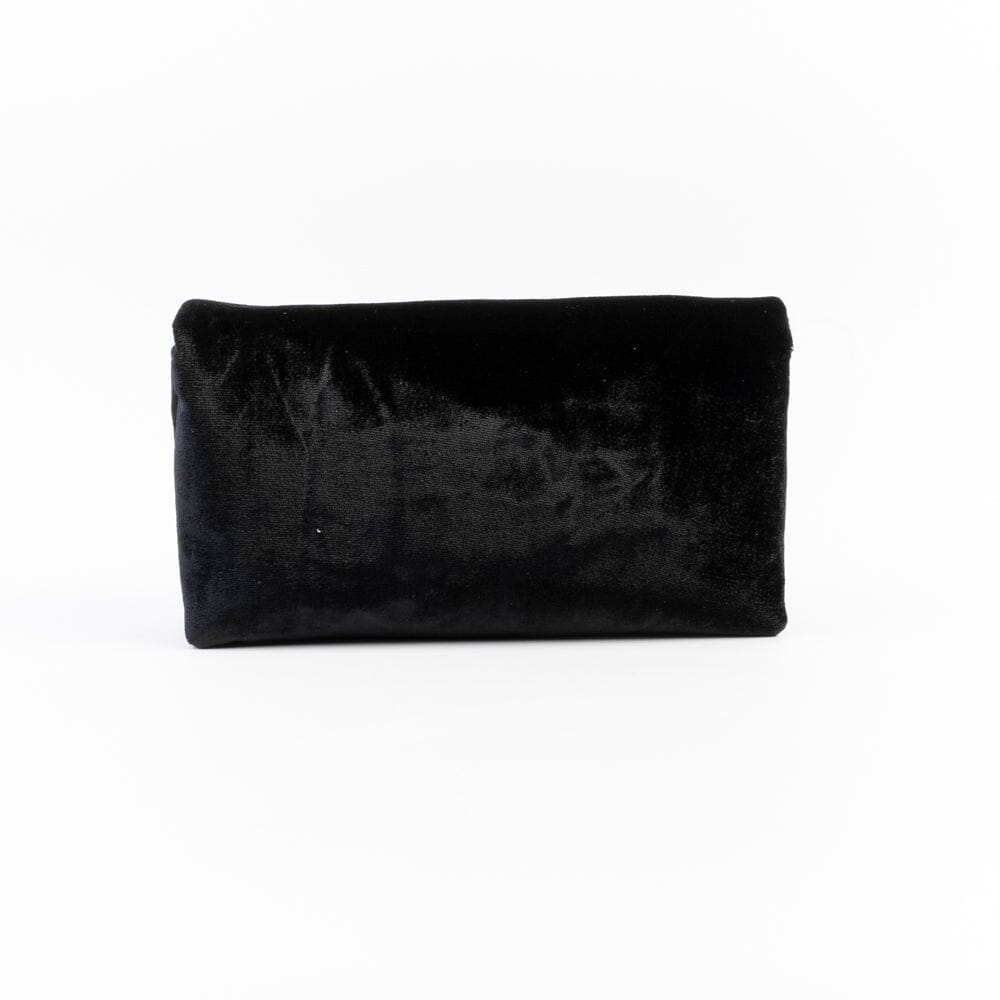 ROBERTO FESTA - Pochette con tracolla - Heart - Velluto Nero borse Roberto Festa