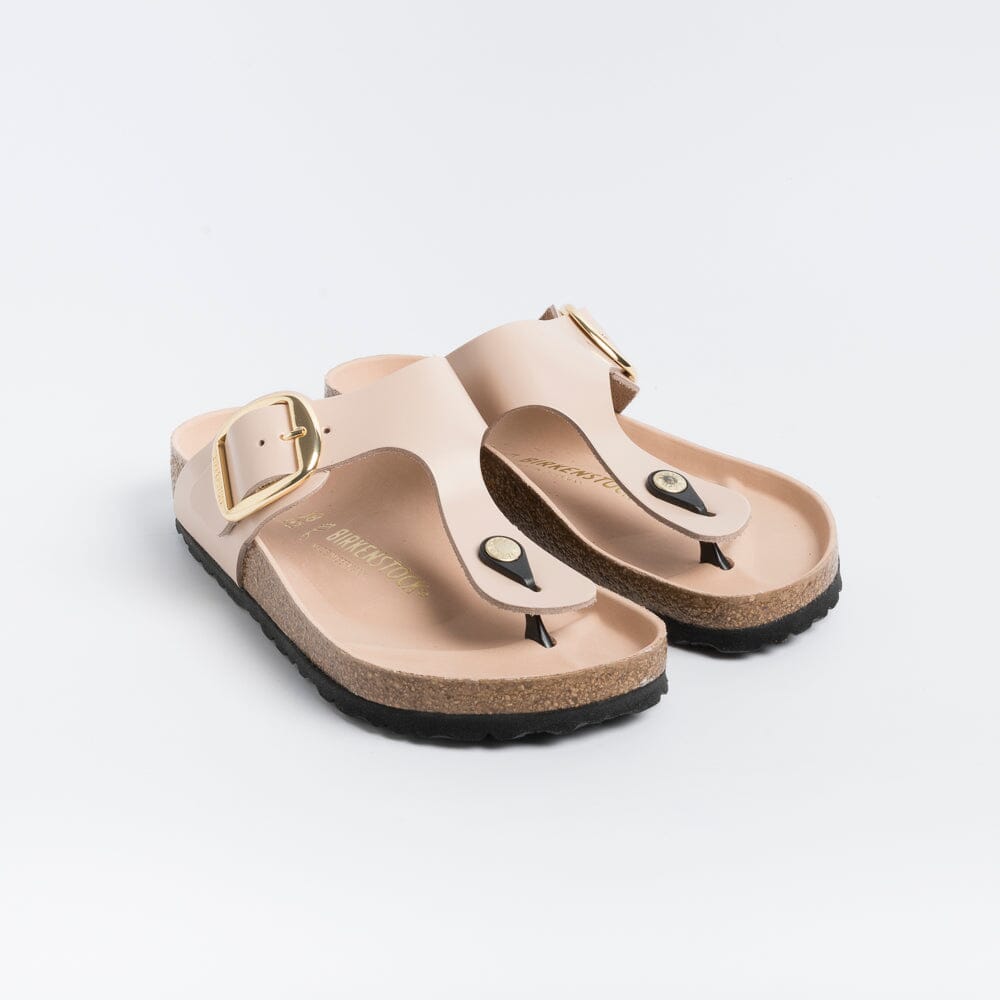 BIRKENSTOCK - Sandali bassi - 1026550 - Gizeh - Big Buckle New Beige Scarpe Donna BIRKENSTOCK