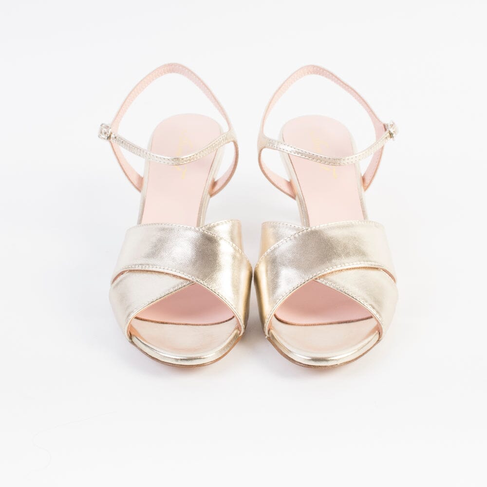 ANNA F. - Sandali con Tacco - 3742 - Platino Scarpe Donna Anna F.
