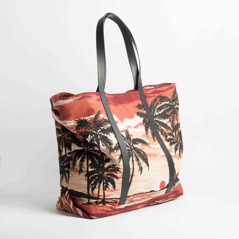 SACHET - Borsa a spalla - 482 - Tessuto Palme Borse SACHET