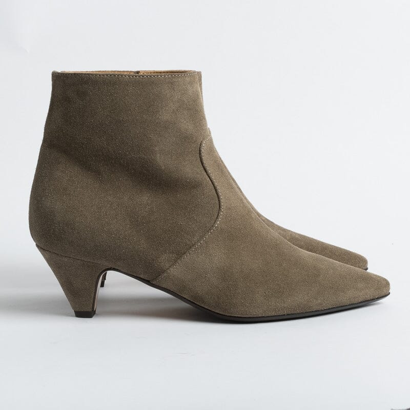 ANNA F - Stivaletto - 9760 - Velour Tortora Scarpe Donna Anna F.