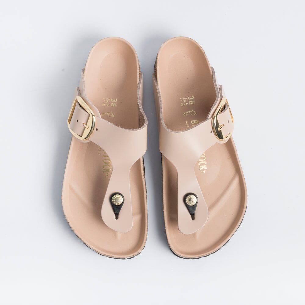 BIRKENSTOCK - Sandali bassi - 1026550 - Gizeh - Big Buckle New Beige Scarpe Donna BIRKENSTOCK
