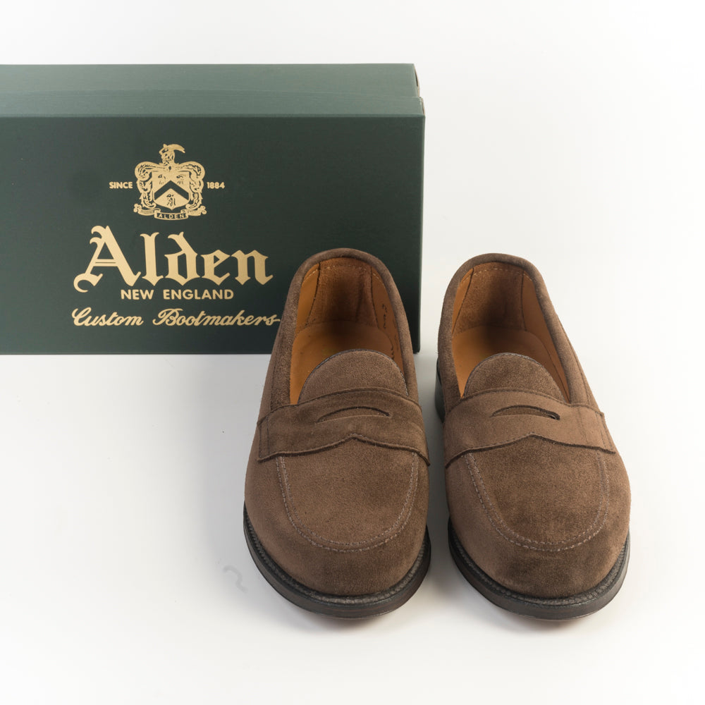 ALDEN - 6175F - Mocassino - Camoscio Hummus Foderato