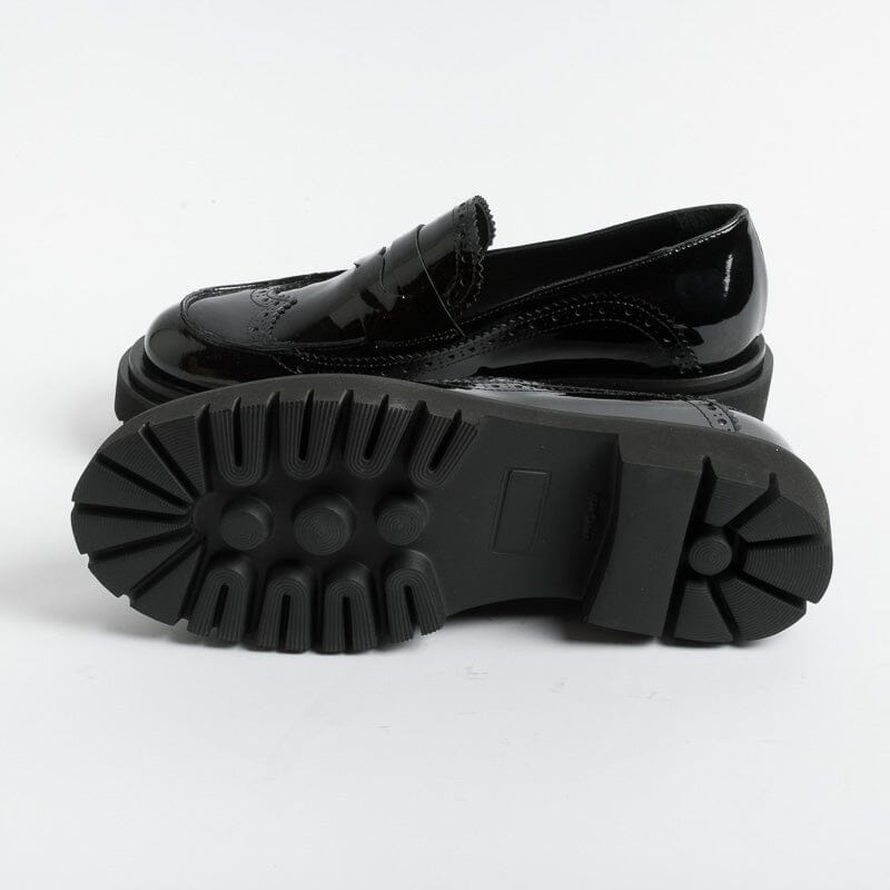 ANNA F - Mocassino - 1498 - Vernice - Nero Scarpe Donna Anna F.