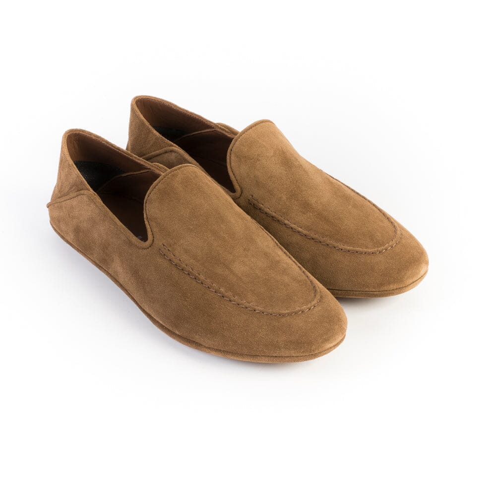 Cappellettoshop - Pantofola 279 - Camoscio Bruciato Scarpe Uomo CAPPELLETTO 1948