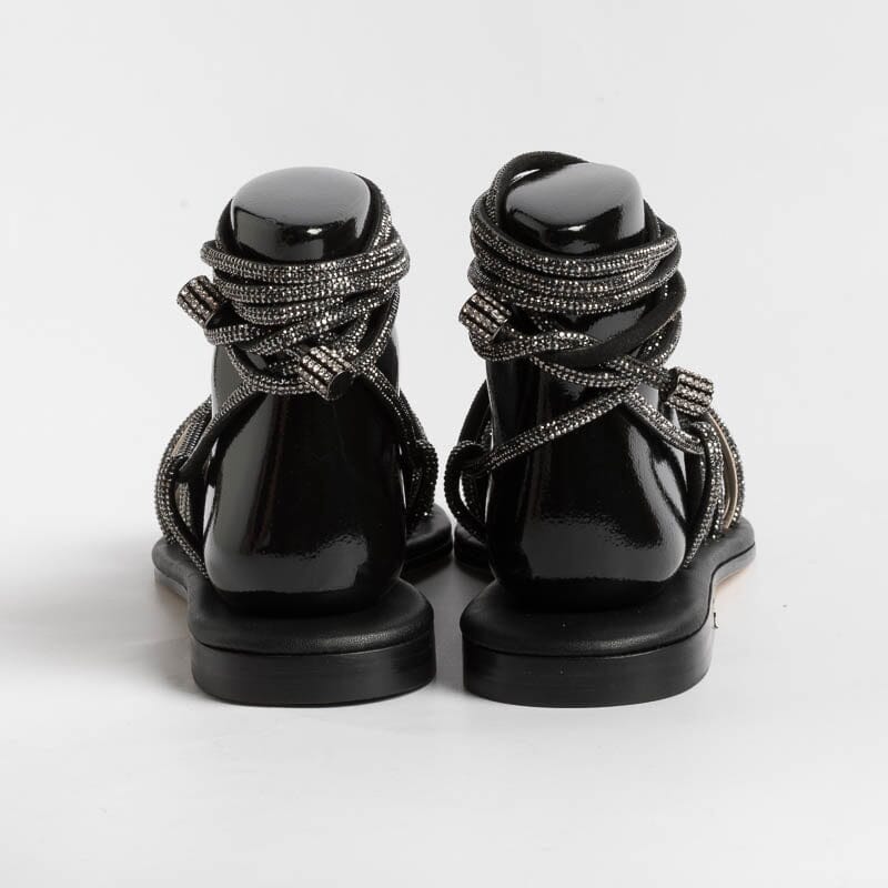 PAOLA FIORENZA - Sandali bassi- FD22 - Nero Scarpe Donna PAOLA FIORENZA