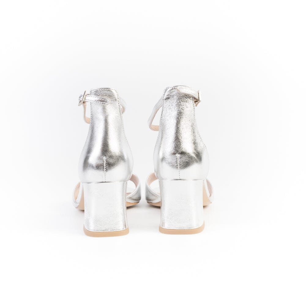 CappellettoShop - Sandali con Tacco- Milvia1 - Argento Scarpe Donna CAPPELLETTO 1948