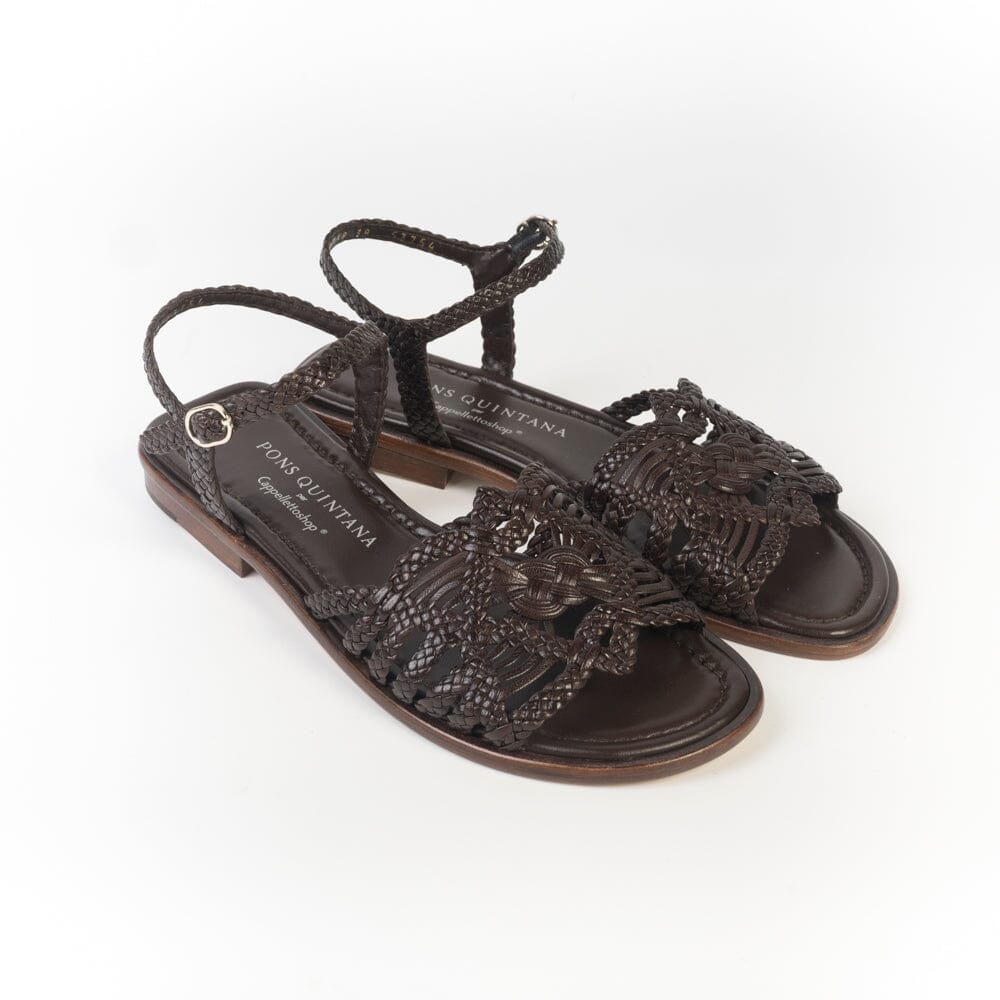 PONS QUINTANA - Sandali bassi - TINA 11968 - Caffè Scarpe Donna PONS QUINTANA
