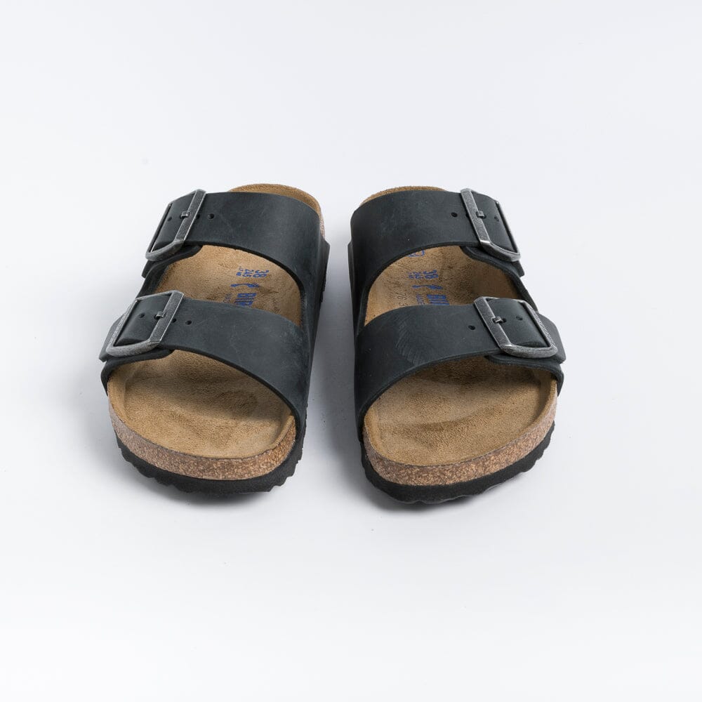 BIRKENSTOCK - Sandali bassi 752483 - Arizona BS - Black Oiled Scarpe Donna BIRKENSTOCK 