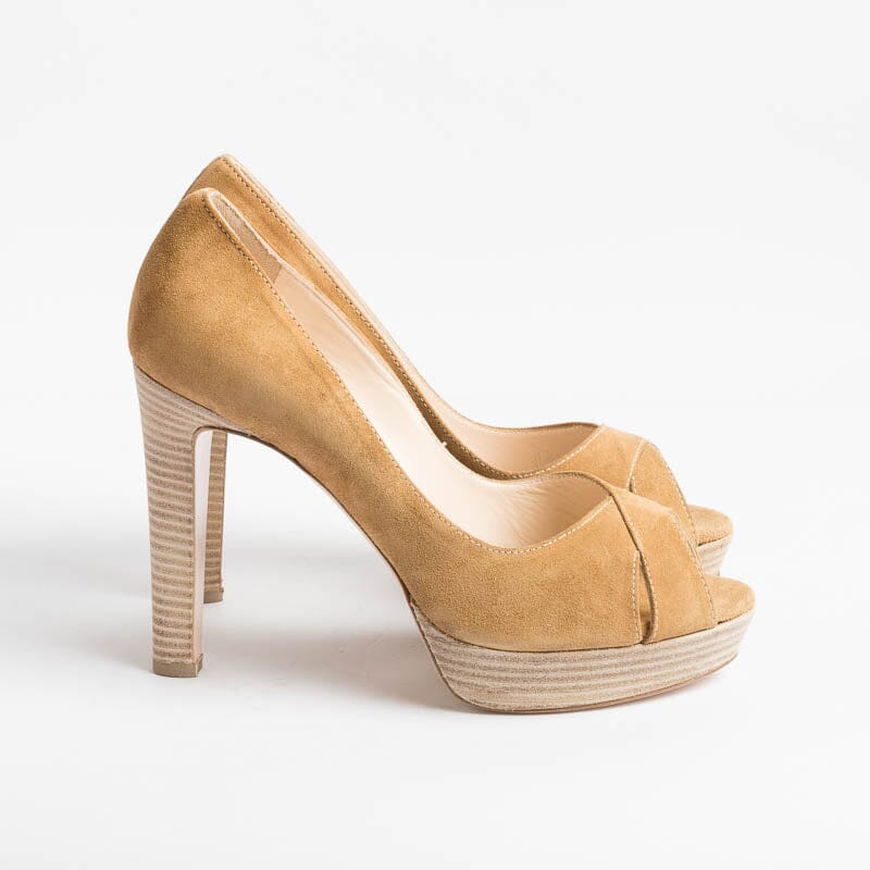 Claude Marè - DÉCOLLETÉ - Newtomia - Camoscio Beige Scarpe Donna CONTO A