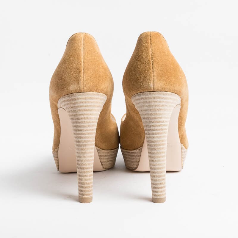 Claude Marè - DÉCOLLETÉ - Newtomia - Camoscio Beige Scarpe Donna CONTO A