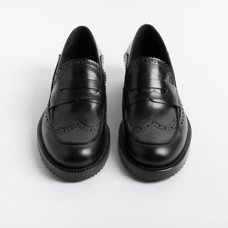 ANNA F - Mocassino - 1605 - Pelle - Nero Scarpe Donna Anna F.