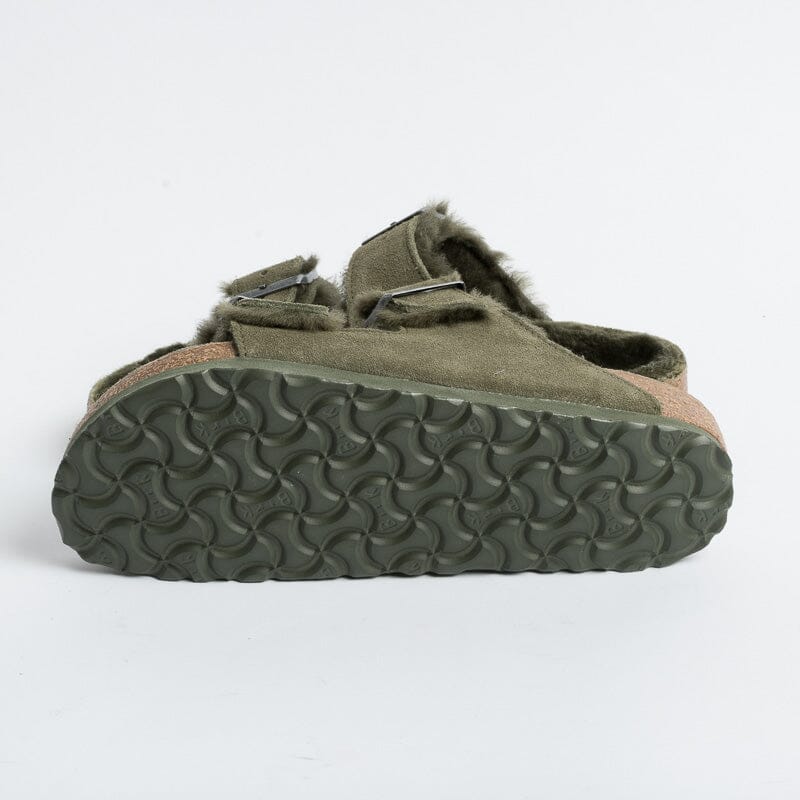 BIRKENSTOCK - Sandali bassi 1025687 - Arizona Shearling - Thyme Scarpe Donna BIRKENSTOCK