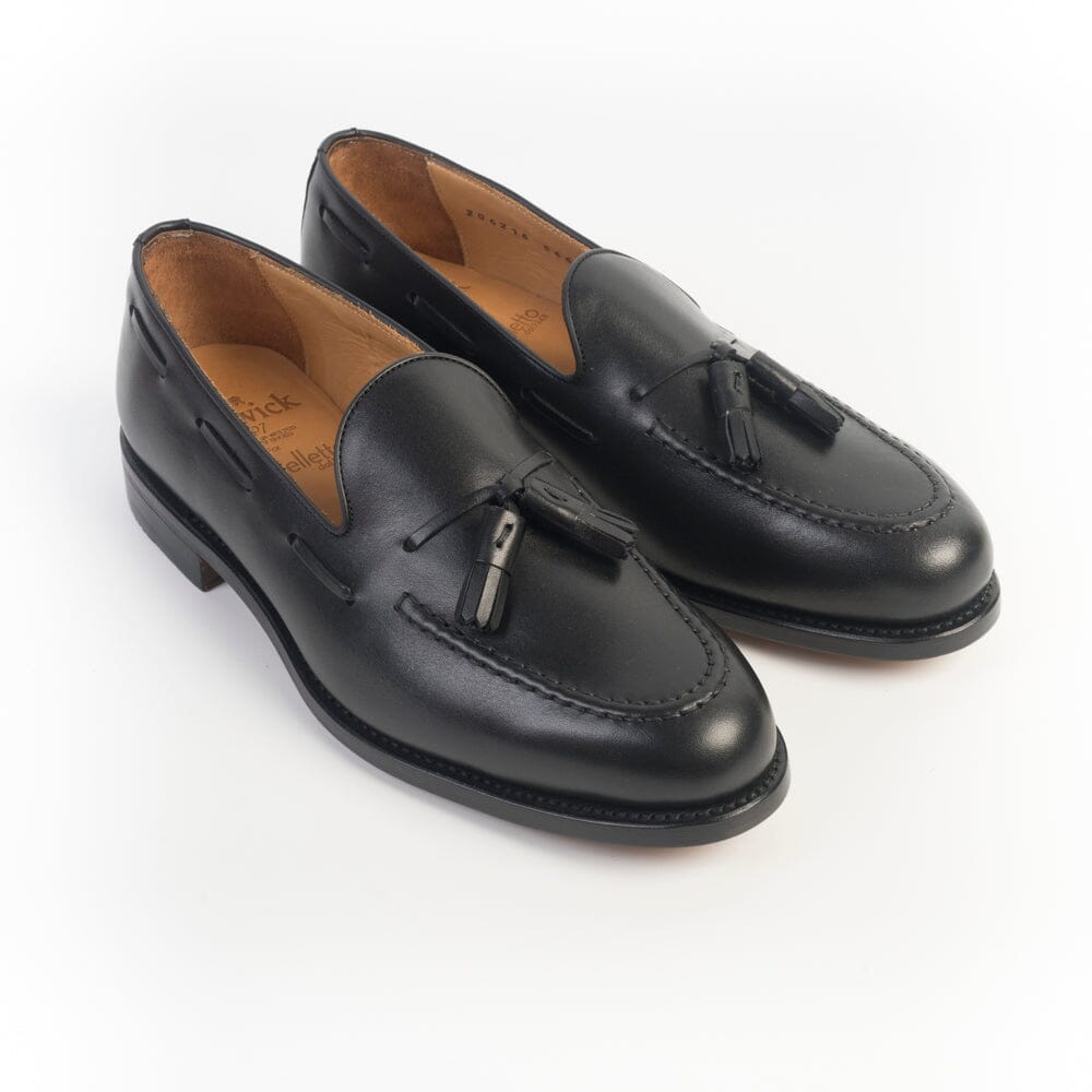 BERWICK 1707 - Mocassino Nappine - 5668 - Chateaubriand - Nero Cuoio Scarpe Uomo Berwick 1707