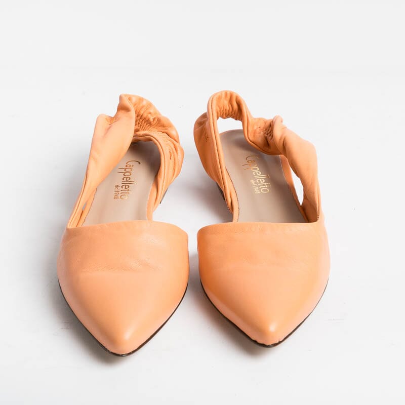Cappelletto 1948 - Sling Back - Jolie 38 - Nappa Pesca Scarpe Donna CAPPELLETTO 1948