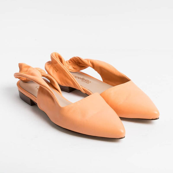 Cappelletto 1948 - Sling Back - Jolie 38 - Nappa Pesca Scarpe Donna CAPPELLETTO 1948