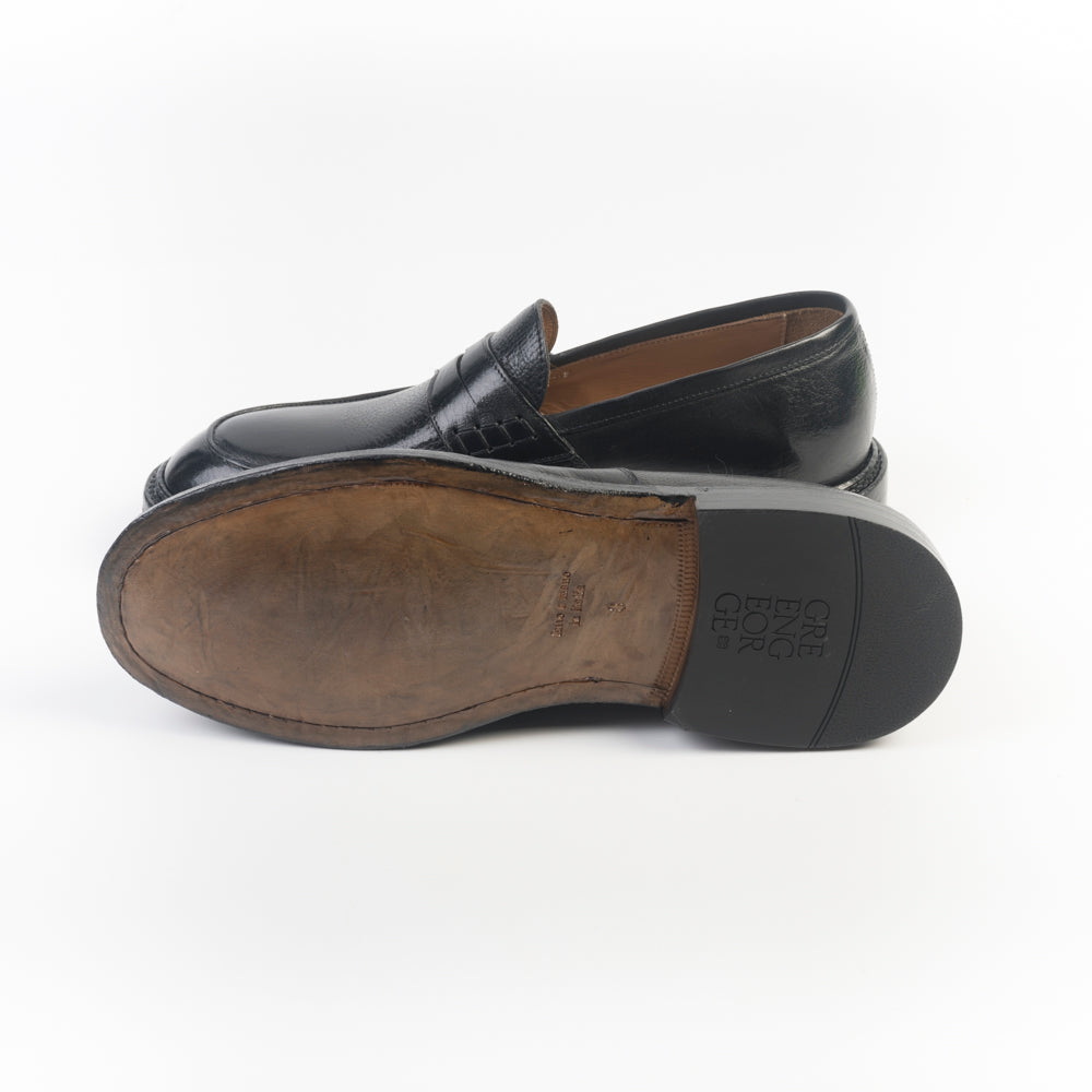 GREEN GEORGE - 8058 - Arezzo - Pelle Nero Scarpe Uomo Green George