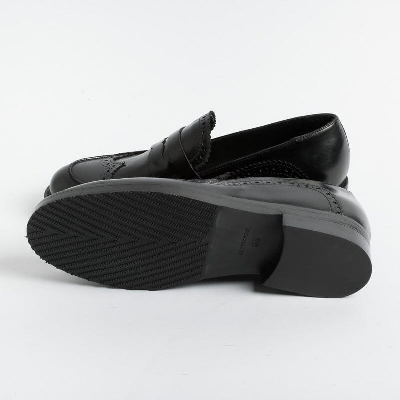 ANNA F - Mocassino - 1605 - Pelle - Nero Scarpe Donna Anna F.