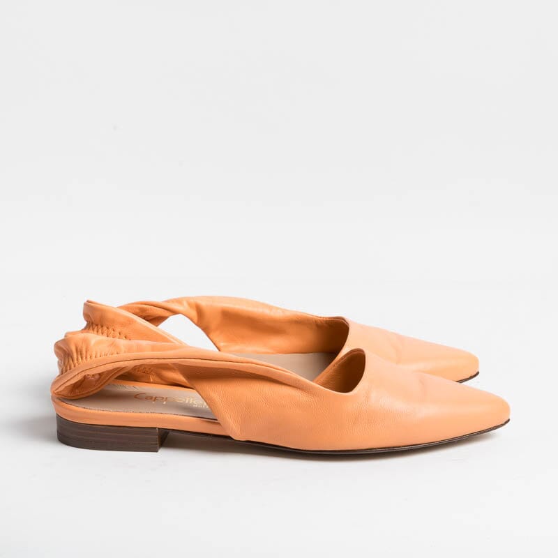 Cappelletto 1948 - Sling Back - Jolie 38 - Nappa Pesca Scarpe Donna CAPPELLETTO 1948