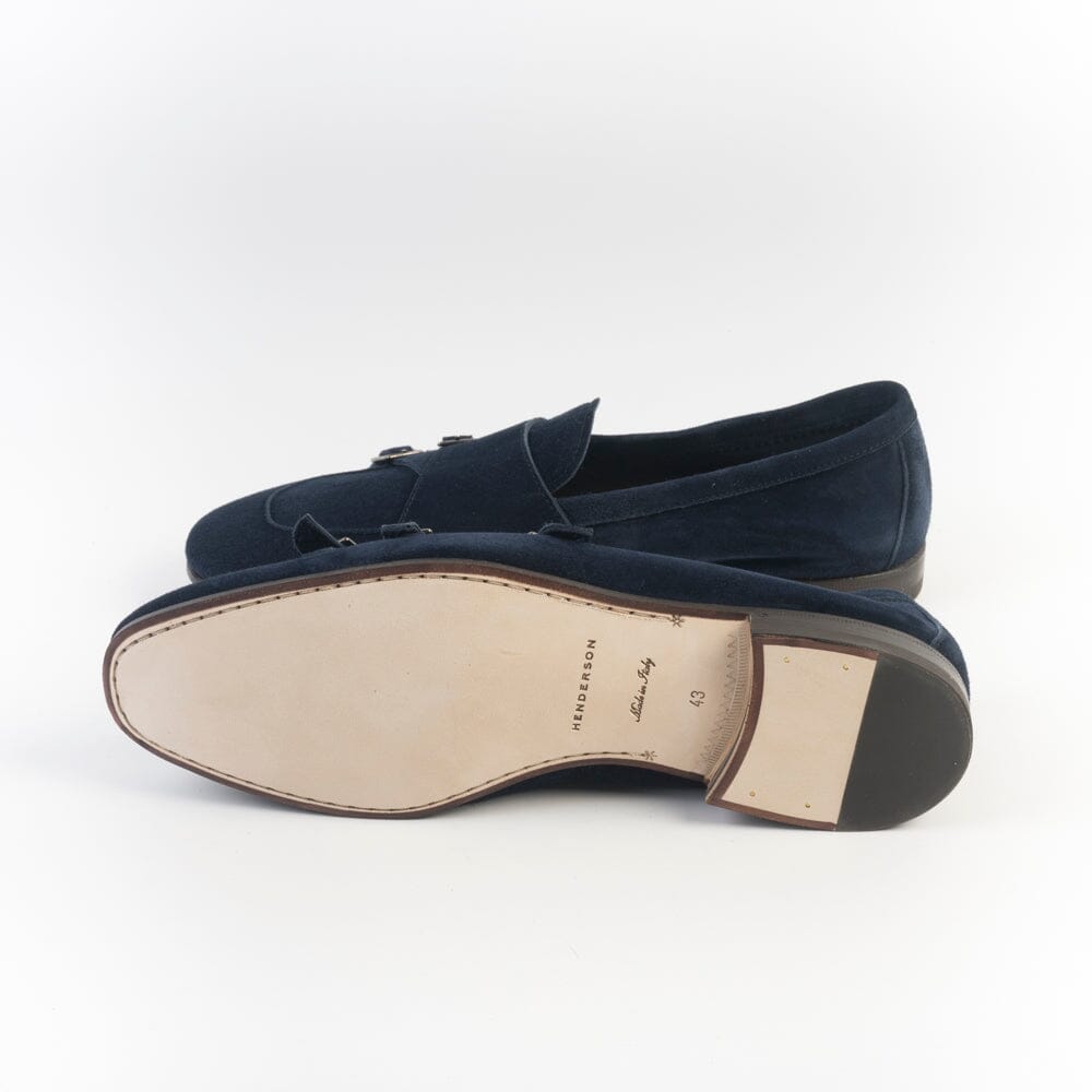 HENDERSON - Mocassino - 75418 - Camoscio Abisso Scarpe Uomo HENDERSON