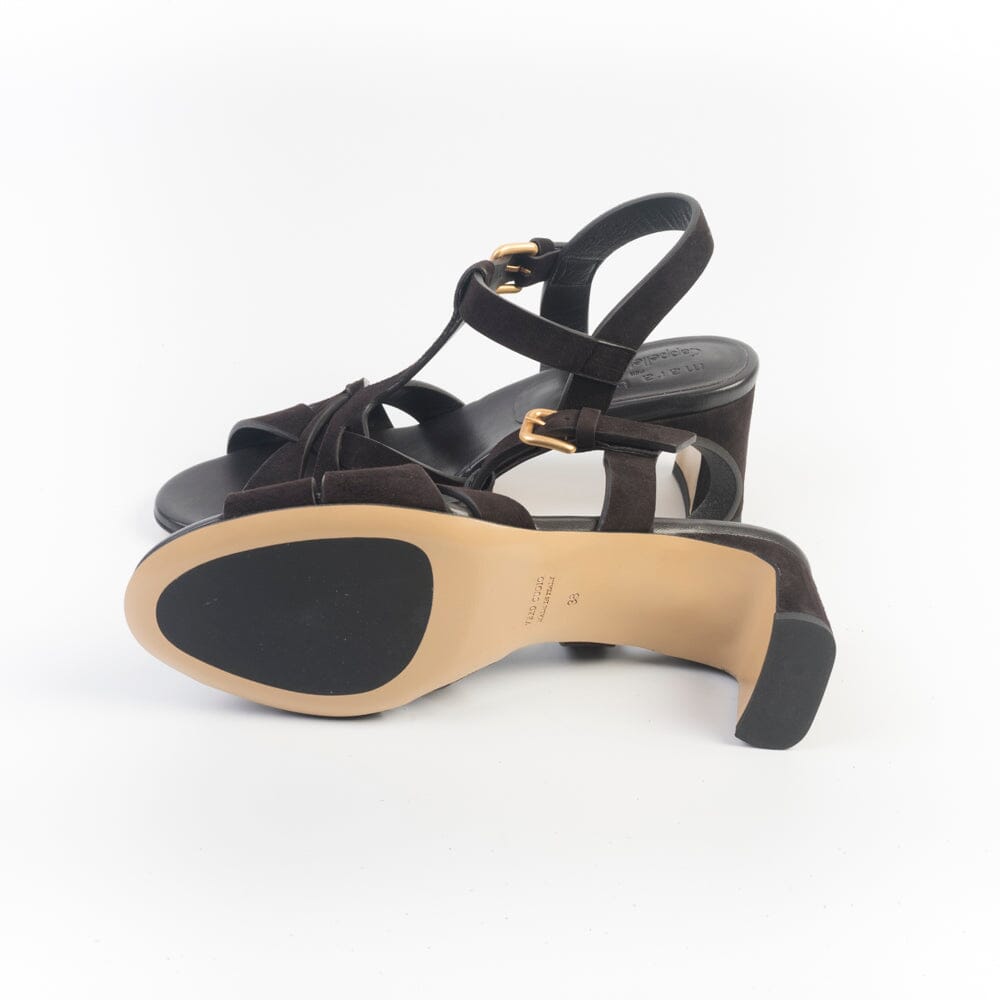 MARA BINI Venezia - Sandali con tacco - Z556 - Testa di Moro Scarpe Donna MARA BINI VENEZIA