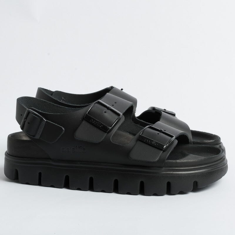 BIRKENSTOCK - Papilio - Milano chunky - Black Women's Shoes BIRKENSTOCK
