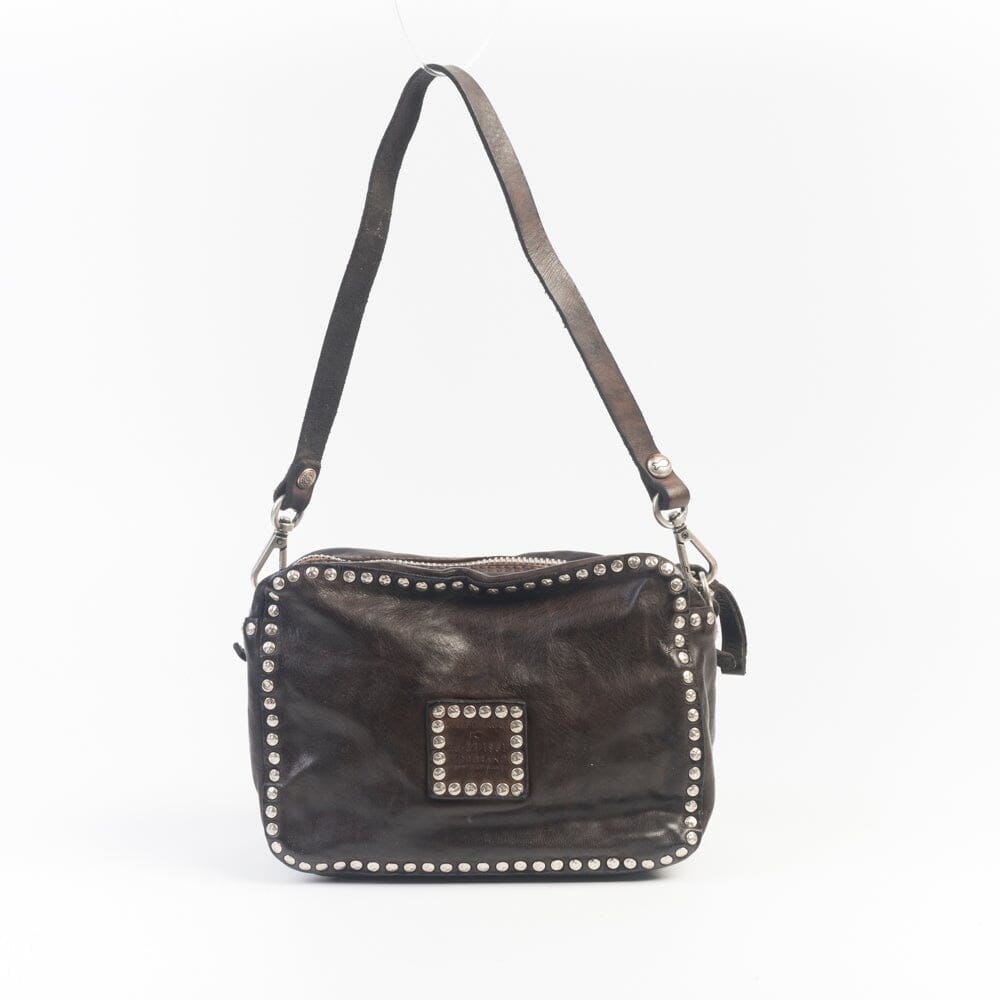 CAMPOMAGGI - Borsa a Spalla - Kate - Borchie Testa di Moro Borse Campomaggi