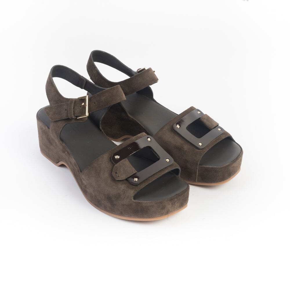 DEL CARLO - Sandali zeppa - 11926 - Moro Scarpe Donna DEL CARLO