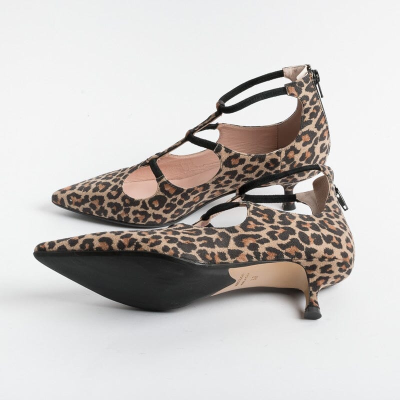 ANNA F. - Décolleté - 1376 - Tessuto Stretch - Maculato Scarpe Donna Anna F.
