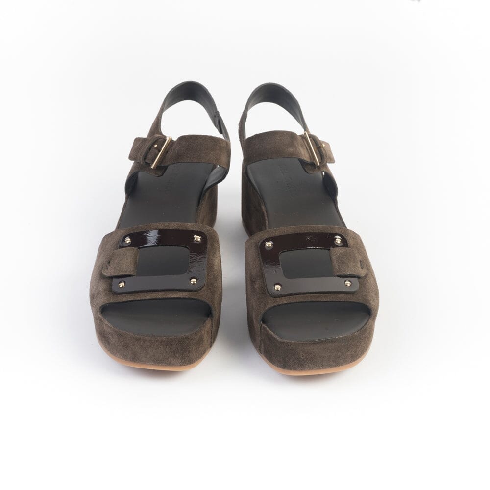 DEL CARLO - Sandali zeppa - 11926 - Moro Scarpe Donna DEL CARLO