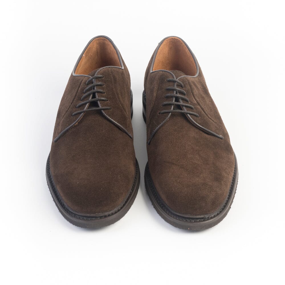 BERWICK 1707 - 4406 - Derby - Repello Calf 173 - Marrone Scarpe Uomo Berwick 1707